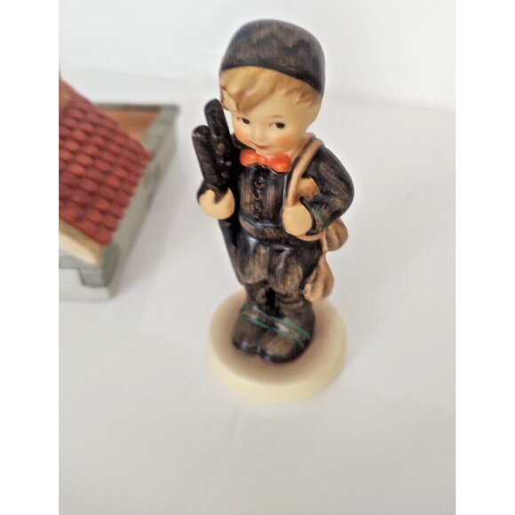Vintage Goebel Porcelain Chimney Sweep on The Rooftop - Picture 5 of 16